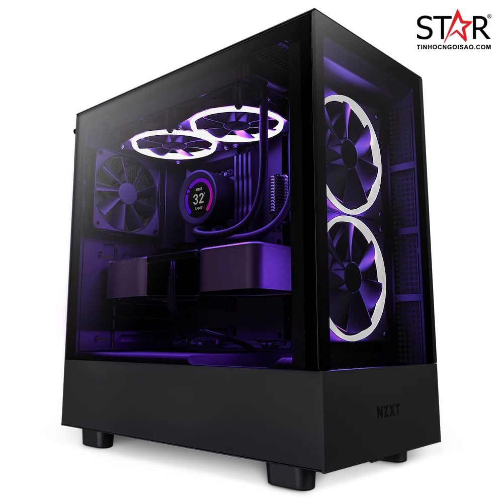 Thùng máy NZXT H5 Elite Black (CC-H51EB-01)