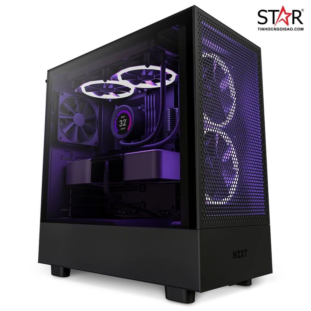 Case H5 Flow Black NZXT (CCH51FB01)