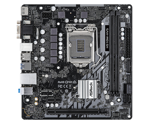 Mainboard ASRock H510M-HVS DDR4 Cũ | LGA 1200, mATX, 2 khe RAM