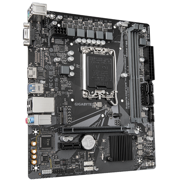  Mainboard Gigabyte H610M H V3 Rev 1.0 DDR4 | LGA 1700, mATX, 2 khe RAM 