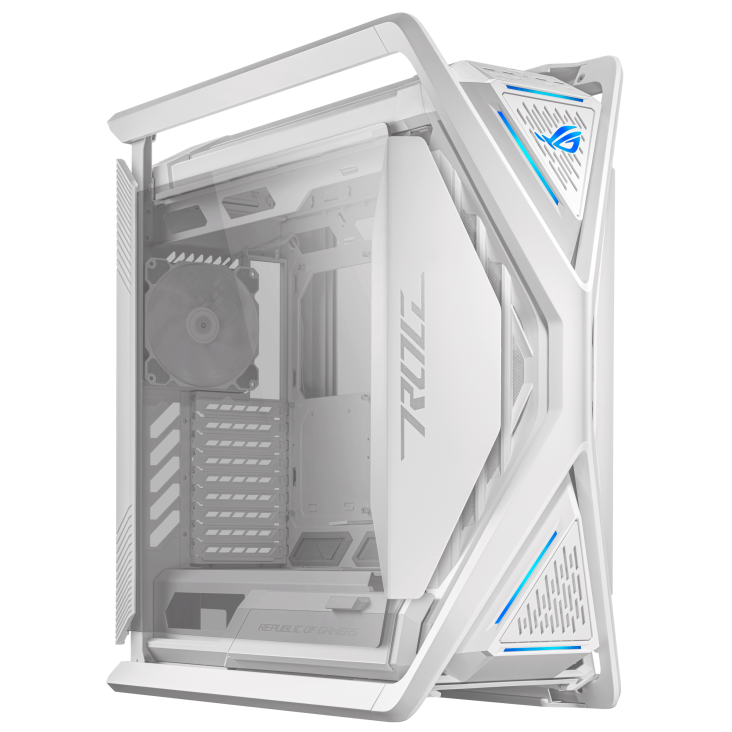 Thùng máy Case Asus ROG Hyperion GR701 White | Trắng, kèm sẵn 4 fan