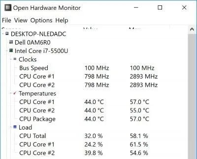 cách kiểm tra nhiệt độ CPU