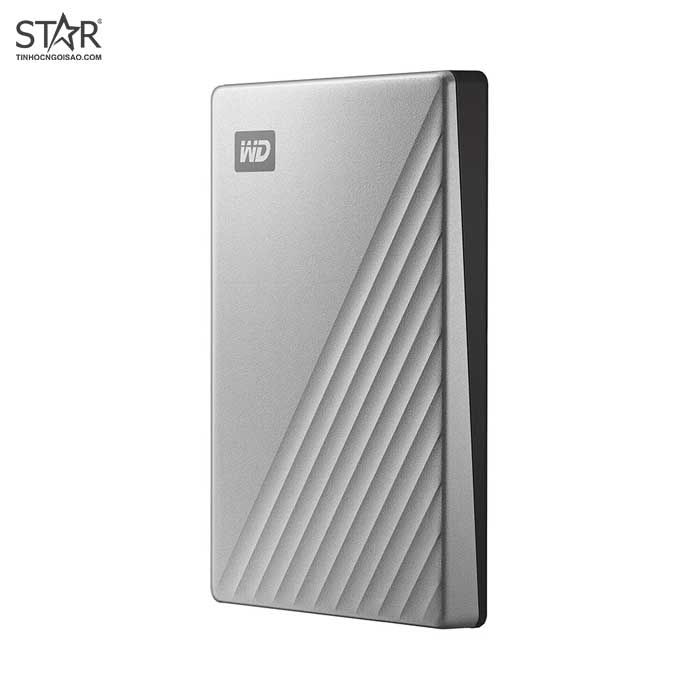 Ổ cứng HDD Di Động 2TB WD My Passport Ultra USB Type-C (WDBC3C0020BSL-WESN) (Bạc)