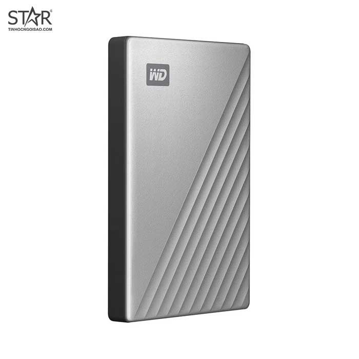 Ổ cứng HDD Di Động 2TB WD My Passport Ultra USB Type-C (WDBC3C0020BSL-WESN) (Bạc)