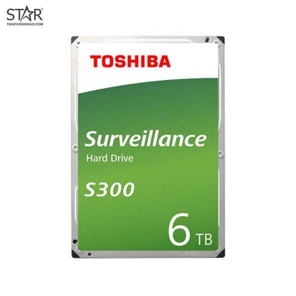 Ổ cứng HDD 6TB Toshiba Surveilance S300 Chính Hãng (HDWT860UZSVA)