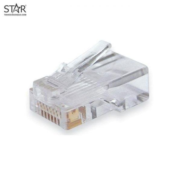 Đầu mạng Dintek 5E RJ45 Mạ Vàng (Bịch 100 cái)