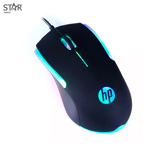  Chuột gaming HP M160 Gaming RGB | 6400 DPI, 120g, RGB, Đen 