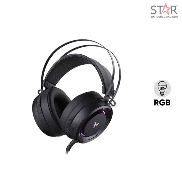  Tai nghe Gaming Rapoo VH500C | Có dây, Over-ear, RGB, Đen 