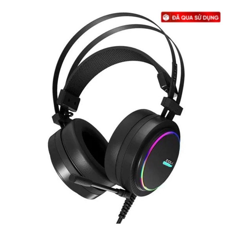 Headphone Net Gaming Zidli Zh11 (Led Rgb 7.1 Usb) - Màu đỏ