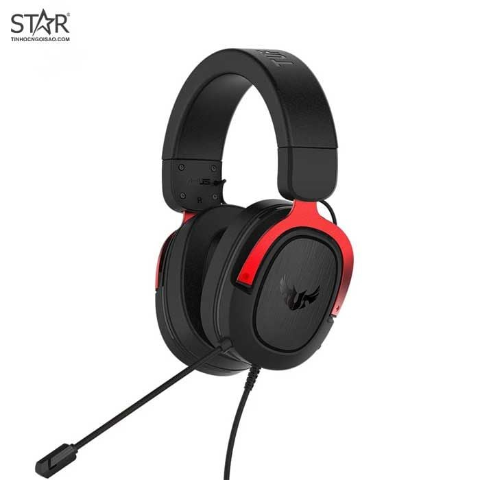 Tai Nghe Asus TUF H3 7.1 Surround Gaming (TUF GAMING H3) (Đỏ)