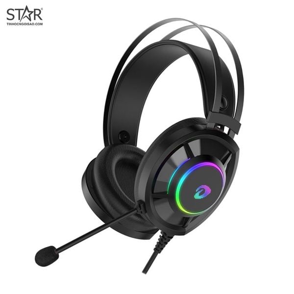 Tai nghe Gaming Dare-U EH469 7.1 | Có dây, Over-ear, RGB, Đen 