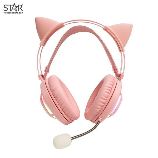  Tai Nghe Gaming Dare-U EH469 7.1 RGB - Pink 