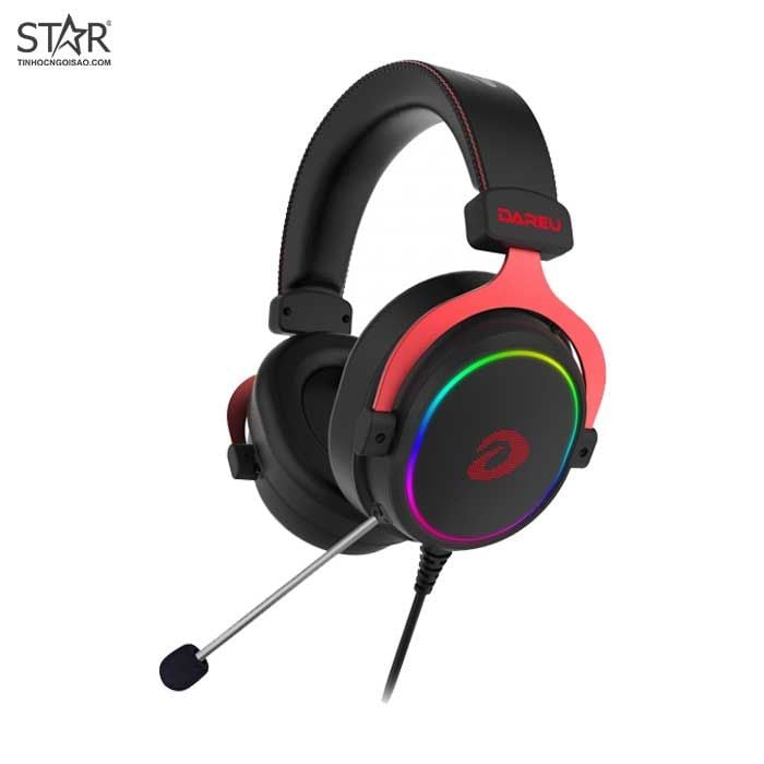 Tai Nghe Gaming Dare-U EH925 RGB (Black Red)