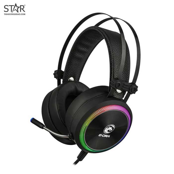 Tai Nghe E-Dra EH412 Pro 7.1 Surround Gaming Led RGB (Đen)