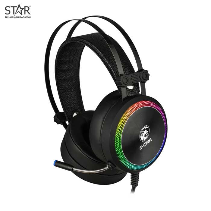 Tai Nghe E-Dra EH412 Pro 7.1 Surround Gaming Led RGB (Đen)