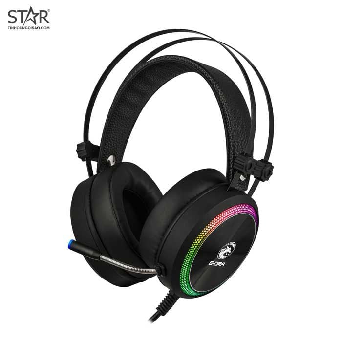 Tai Nghe E-Dra EH412 Pro 7.1 Surround Gaming Led RGB (Đen)