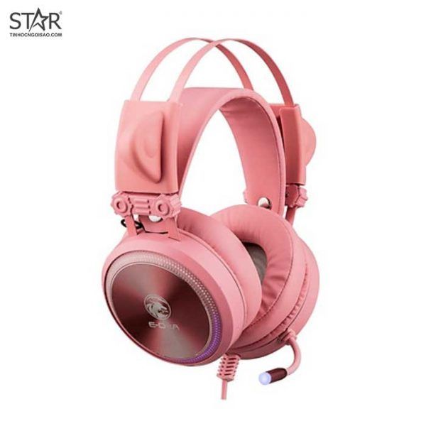  Tai Nghe Gaming E-DRA EH412 Pro | Hồng, RGB, 7.1 Surround, OverEar 