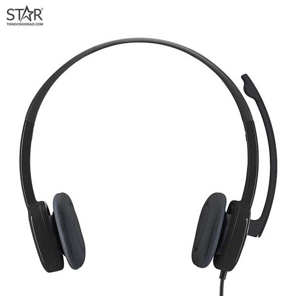  Tai nghe Logitech H151 STEREO | Có dây, On-ear, Đen 