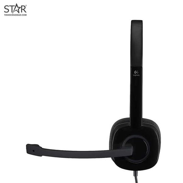  Tai nghe Logitech H151 STEREO | Có dây, On-ear, Đen 