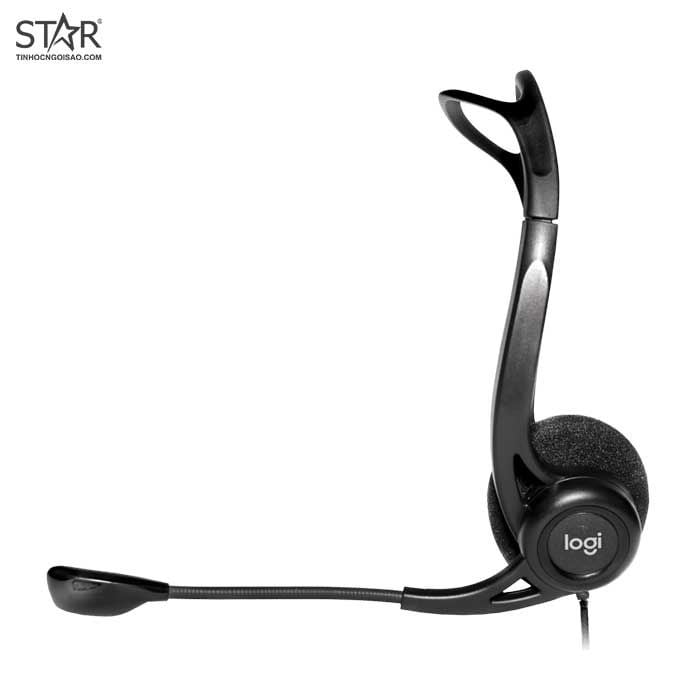 Tai Nghe Logitech H370 Noise-cancelling HEADSET (Đen)