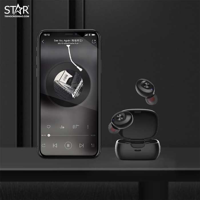 Tai nghe điện thoại Bluetooth Lanex LEP-W15 (Có Mic)