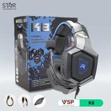  Tai Nghe VSP Gaming K8 LED 
