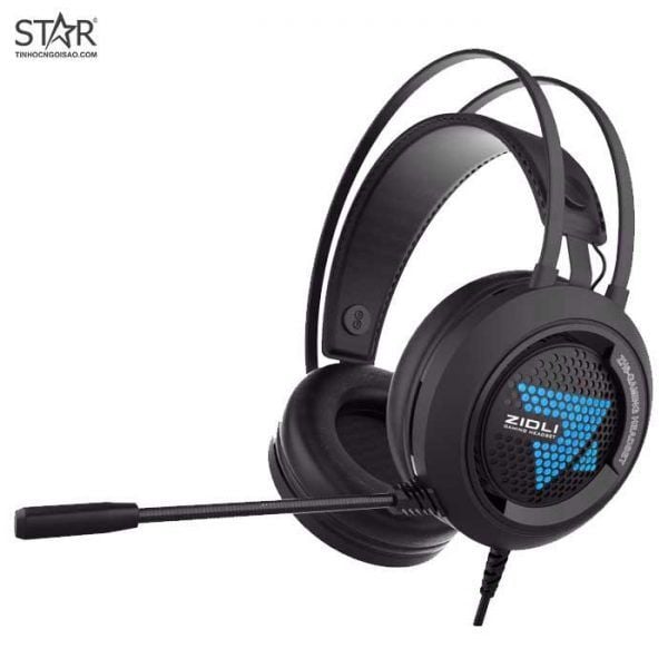  Tai nghe Gaming Zidli ZH6 | Có dây, Over-ear, Đen 