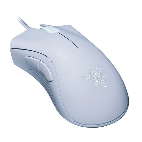  Chuột gaming Razer DeathAdder Essential | Có dây, 6400 DPI, 96g, RGB, Trắng 