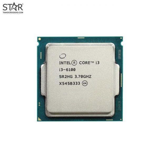 CPU Intel Core i3 6100 (3.70GHz, 3M, 2 Cores 4 Threads) TRAY chưa gồm ...