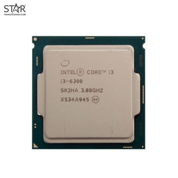 CPU Intel Core i3 6300 (3.80GHz, 4M, 2 Cores 4 Threads) TRAY chưa gồm ...