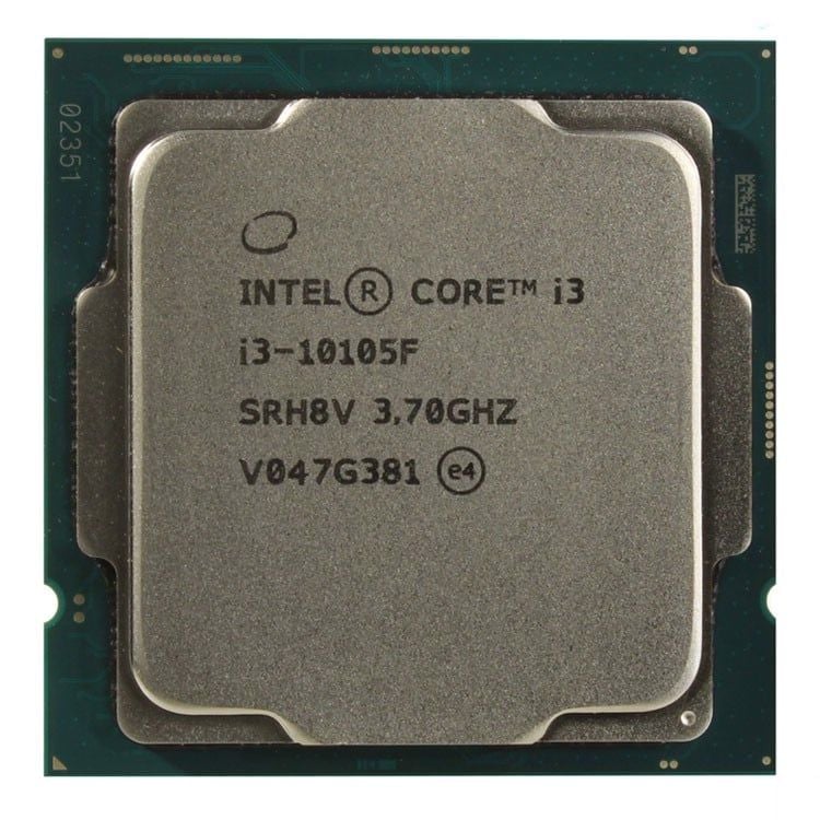 CPU Intel Core i3 10105F | 4.40 GHz, 4 Cores 8 Threads, LGA 1200