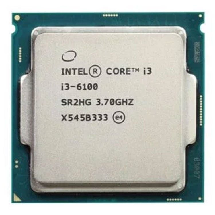 CPU Intel Core i3 6100 (3.70GHz, 3M, 2 Cores 4 Threads) TRAY chưa gồm Fan