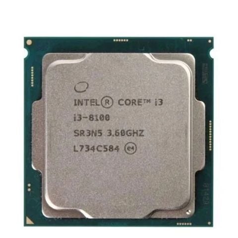 CPU Intel Core i3 8100 | 3.60GHz, 6M, 4 Cores 4 Threads