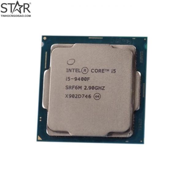 CPU Intel Core i5 9400F (4.10GHz, 9M, 6 Cores 6 Threads) TRAY chưa gồm Fan (Không GPU)