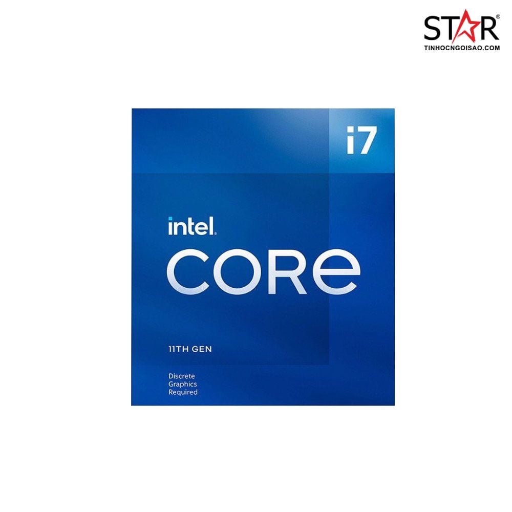 CPU Intel Core I7 11700 | LGA1200, Turbo 4.90 GHz, 8C/16T, 16MB, Box Chính Hãng