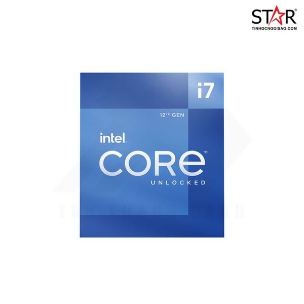  CPU Intel Core i7 12700K | LGA 1700, 12 nhân/20 luồng, Max 5.0 GHz 