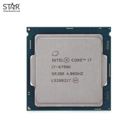 CPU Intel Core i7 6700K (4.20GHz, 8M, 4 Cores 8 Threads) Tray New chưa gồm Fan