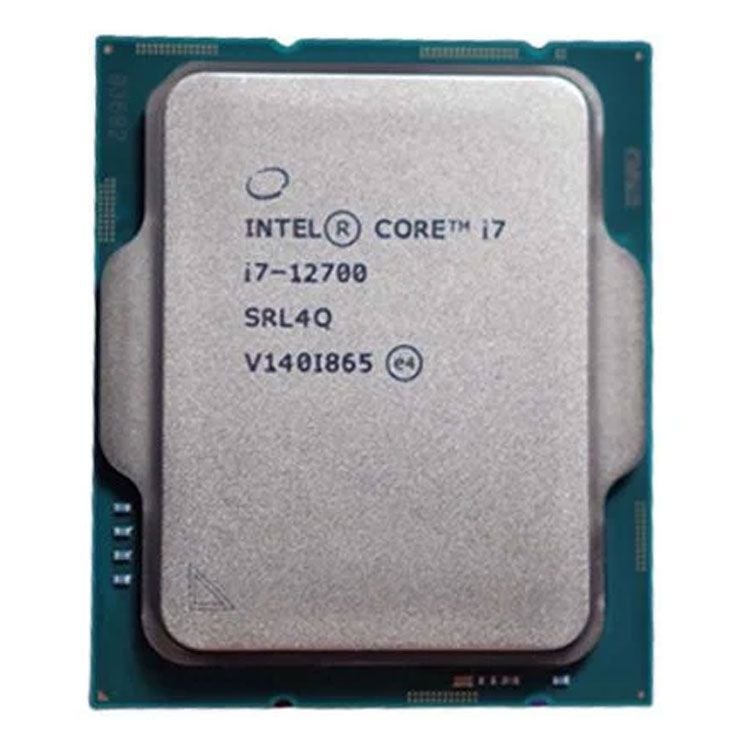 CPU Intel Core I7 12700 | LGA1700, Turbo 4.90 GHz, 12C/20T, 25MB, TRAY, Không Fan