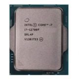  CPU Intel Core I7 12700F | LGA1700, Turbo 4.90 GHz, 12C/20T, 25MB, Tray New, Không Fan 