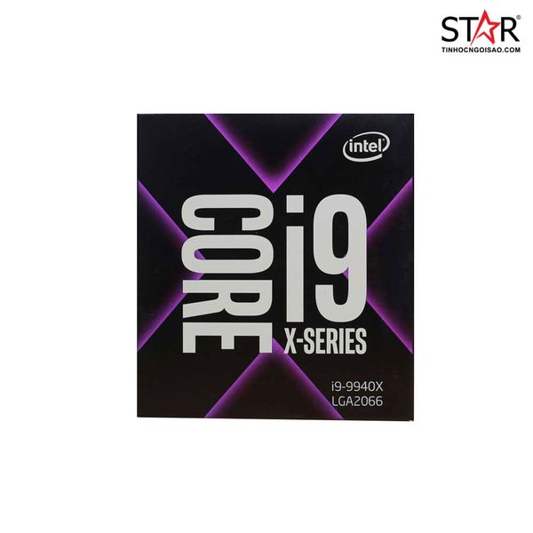  CPU Intel Core i9 9940X | LGA 2066, 14 nhân/28 luồng, Max 4.5 GHz 