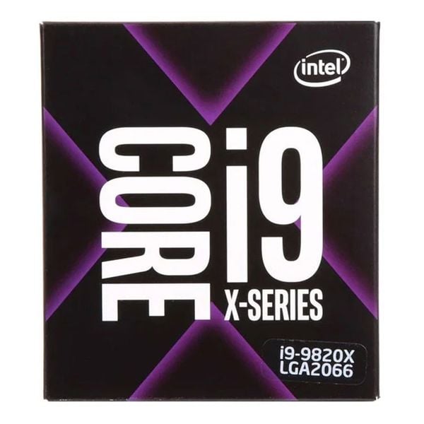  CPU Intel Core i9 9820X | LGA 2066, 10 nhân/20 luồng, Max 4.1 GHz 