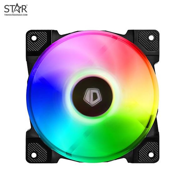  Quạt tản nhiệt PC ID-COOLING DF-12025-ARGB Trio | Kit 3 fan 120mm, ARGB, Đen 