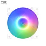  Fan Case ID-COOLING DF-12025-ARGB Trio Snow (Pack 3 Fan) 