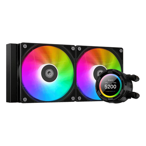 Tản nhiệt nước ID-Cooling Space SL240 XE | ARGB Display, Đen