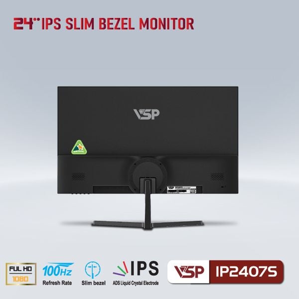  Màn Hình Gaming VSP IP2407S (23.8 inch/FHD/IPS/100Hz/5ms/HDMI + VGA/Phẳng) 