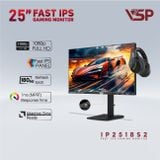  Màn hình Gaming VSP IP2518S2 | 24.5 inch, Full HD, IPS, 180Hz, 1ms, phẳng, đen 
