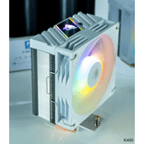  Tản nhiệt khí Leopard K400 White | RGB, Trắng 