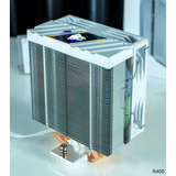  Tản nhiệt khí Leopard K400 White | RGB, Trắng 