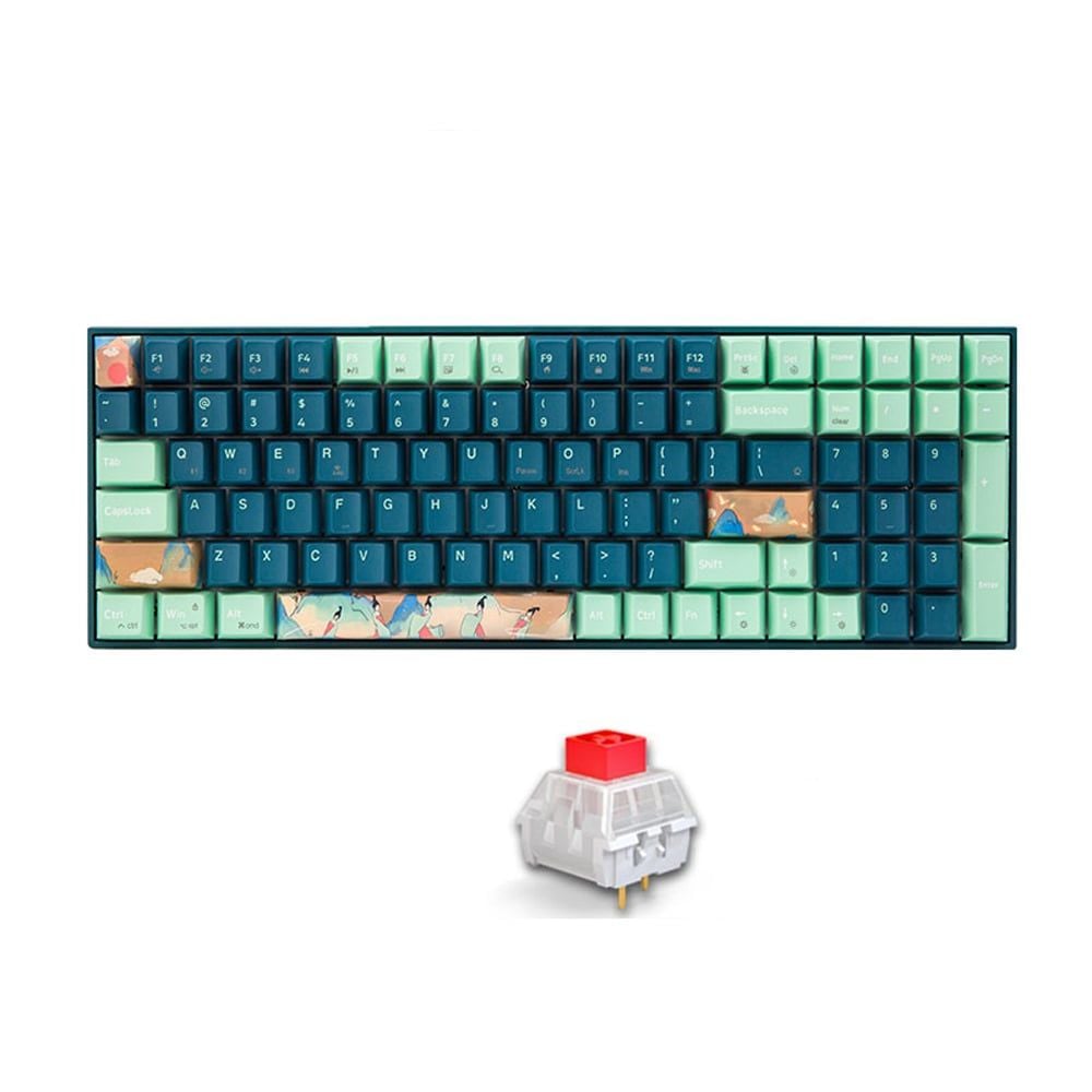 Bàn Phím Cơ Không Dây Dual Mode Newmen GM1000 Spring, KailhBox Red Switch