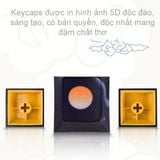  Bàn Phím Cơ Không Dây Dual Mode Newmen GM1000 (Tiên Hạc | Trăng & Mây), KailhBox White Switch 